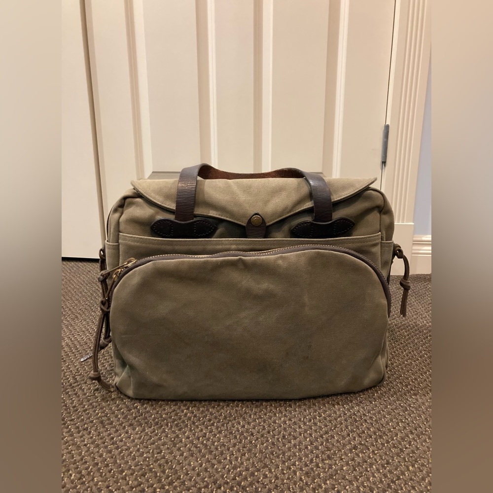 Original Filson Twill Padded Laptop Briefcase